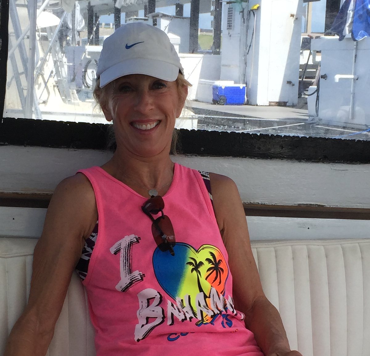 Marlene on the water
