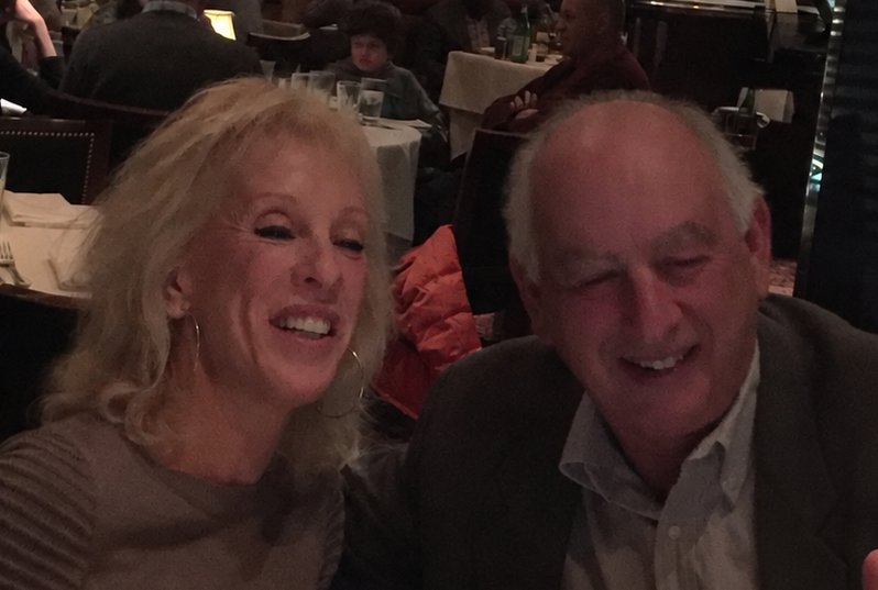 Marlene Gordon with her husband